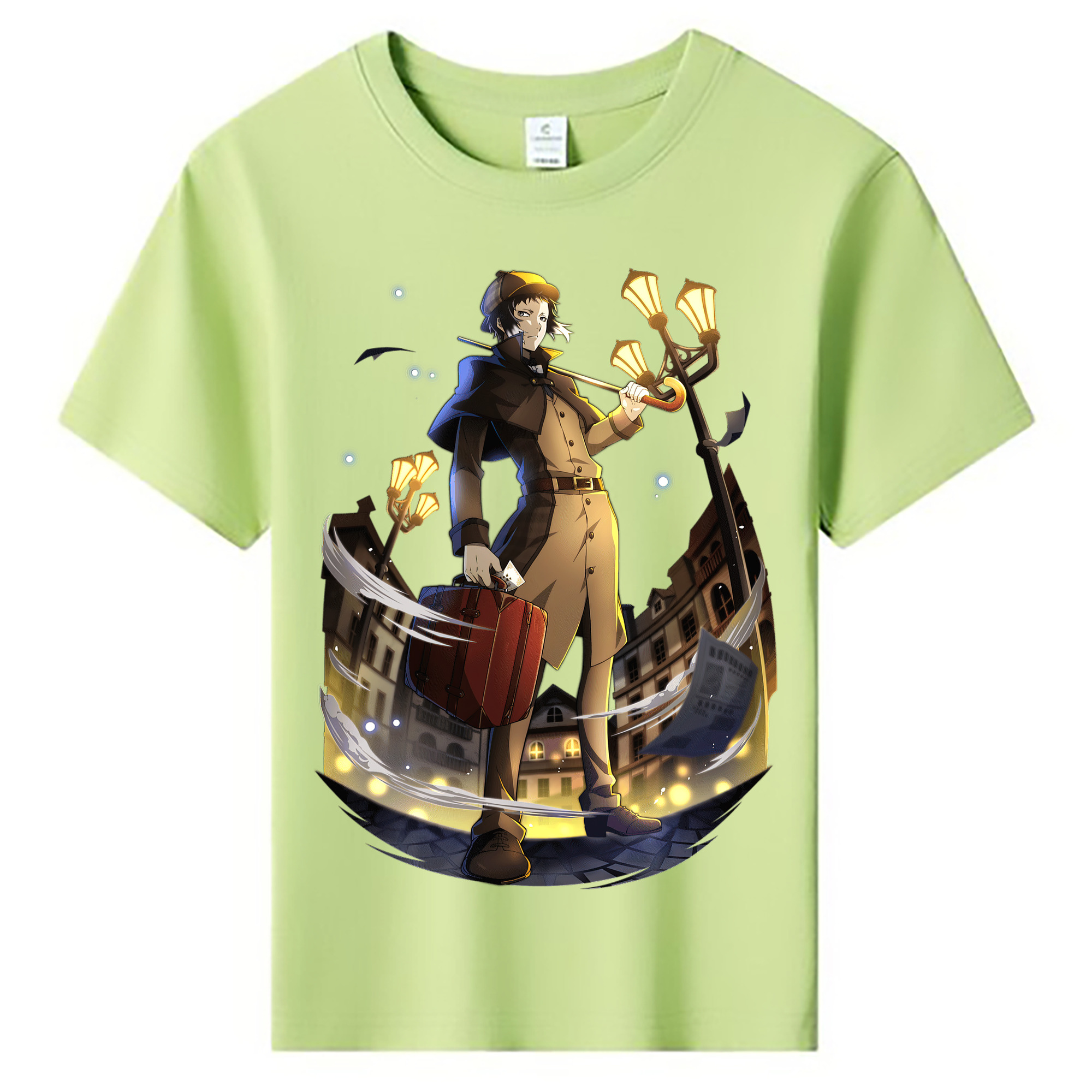 （画像用） 文豪ストレイドッグス Bungo Stray Dogs 綿100％キッズTシャツ（フロントプリント）